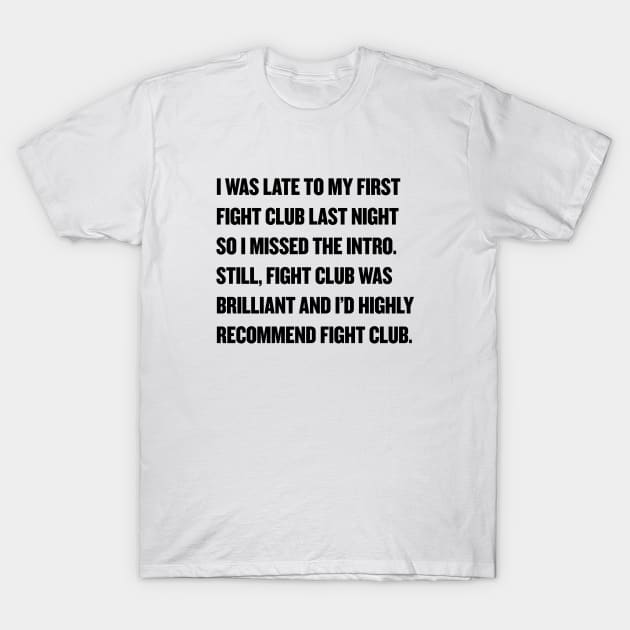 Fight Club T-Shirt by Fun-E-Shirts